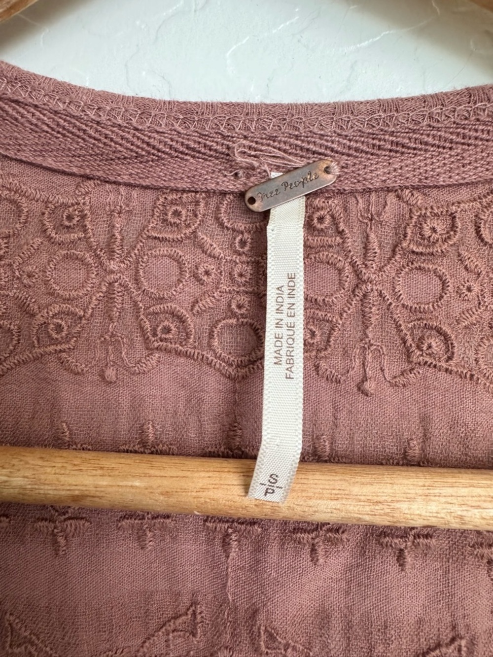 Free People Parisian Nights Top Blush Pink Size Small - Picture 6 of 8